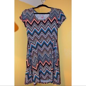 Tribal skater dress.